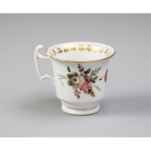 An early 19th century Welsh porcelain coffee cup, probably S...
