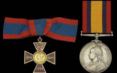 An extremely rare Boer War R.R.C. pair awarded to Nursing Sister Helen...