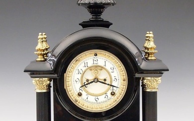 Ansonia Madeira Iron Mantel Clock