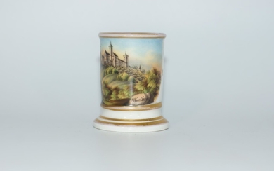 Antique F. A. Schumann Porcelain Pencil Holder
