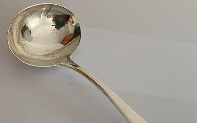 Antique GEORGE III SILVER LADLE. Clear hallmark for George...