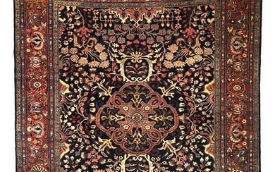 Antique Persian Farahan Sarouk Rug