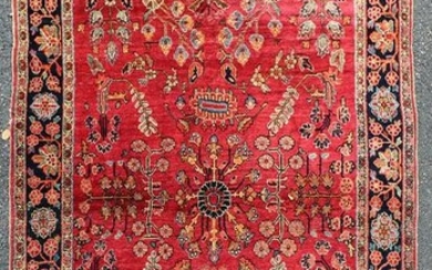 Antique Persian Sarouk, 4'2" x 6'10"