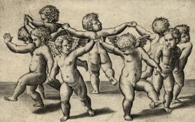 Autori vari, Lotto di otto incisioni di autori del XVI secolo.