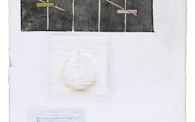 BONALUMI Agostino, Untitled (Project), 1984, mixed media on paper, cm 19x13,3