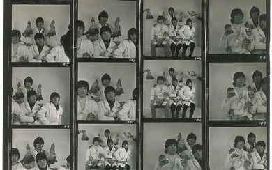 Beatles 'Butcher Cover' Outtake Contact Sheet by Robert