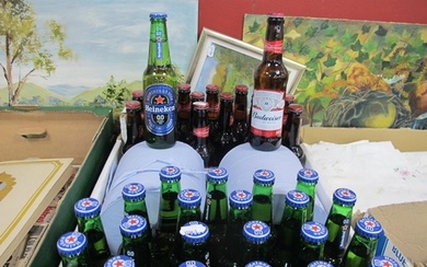 Beer - Budweiser, 330ml, (17 bottles); Heineken 0.0 Alcohol ...
