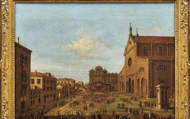Begräbnis eines Dogen in Zanipolo, Venezianische Schule des 18. Jahrhunderts