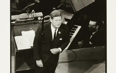 Bill Ray, American 1936-2020, President John F. Kennedy at his birthday gala...