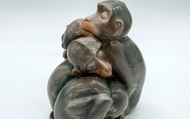 Bing and Grondahl Porcelain Figurine, Sleeping Monkeys