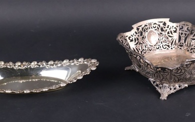 Black Starr and Frost Sterling Silver Oval Tray