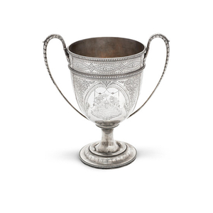 Bowling Interest: a Victorian silver trophy cup