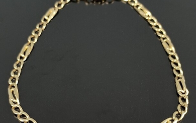 Bracelet, 333/8K yellow gold, lobster clasp, 3,9g, length 22cm