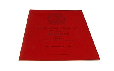 Breguet Catalog Part I Sir David Salomons Collection