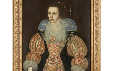 British School (Early 17th Century), , Portrait of a