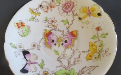 Butterflies Saucer, Charles Amison England 1950s