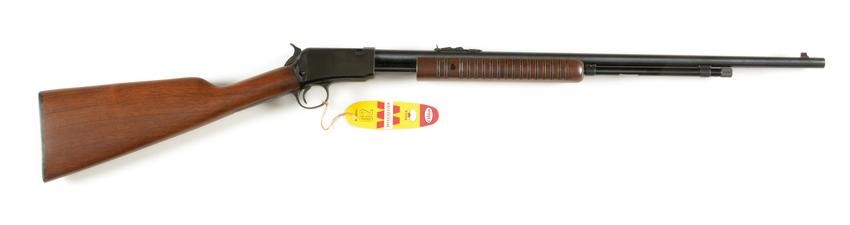 (C) WINCHESTER MODEL 62A SLIDE ACTION RIFLE.