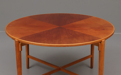 CARL-AXEL ACKING. A teak and beech coffee table, SMF Bodafors, mid 20th century.