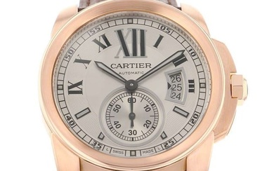 CARTIER Caliber de Cartier K18PG Pink Gold W7100009 Mens Watch