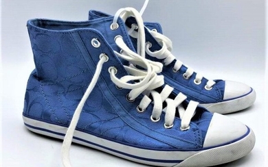 COACH Blue High Top Sneakers Size 7 1/2 - Clean