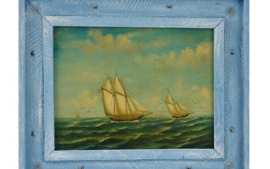 CONTEMPORARY SEASCAPE GICLEE PRINT ON CANVAS FRAMED