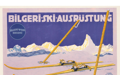 Carl Kunst (1884-1912) Bilgeri – Ski Ausrüstung