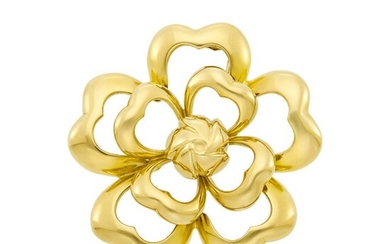Chanel Gold Flower Clip-Brooch, France