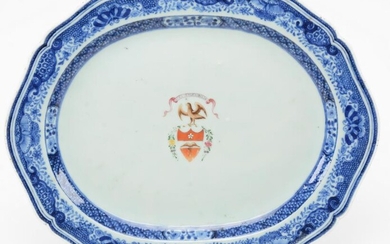 Chinese Export porcelain Fitzhugh decorated platter
