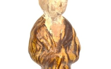 Chinese Sancai Glazed Terra Cotta Figure