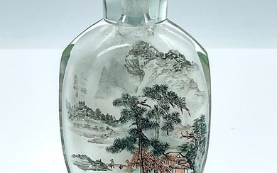 Chinese Snuff Bottle Reverse Painted