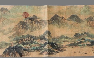 Chinesisches Rollbild (scroll painting)
