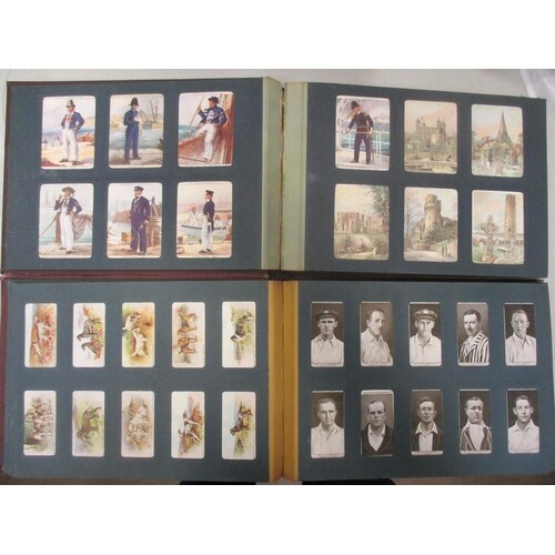 Collection of mainly complete sets, in 6 old slip-in albums,...