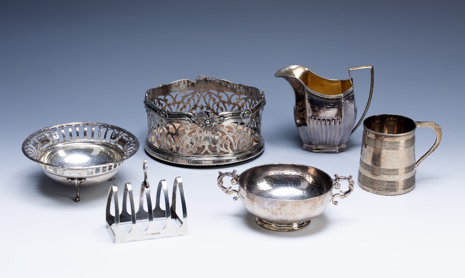 Collection of silver and silver plated ware