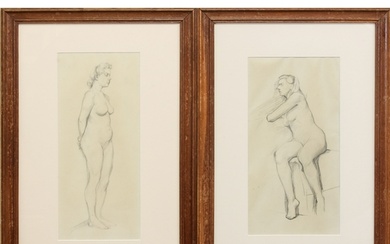 Continental School (first half 20th century) Two female nud...
