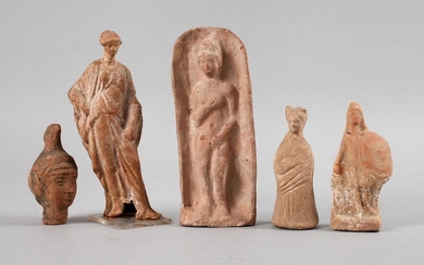 Convolute of figurative terracottas of antiquity