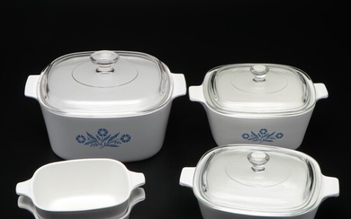Corning Ware Ceramic Bakeware with Glass Lids