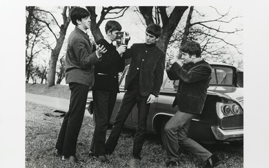 Dezo Hoffmann (Slovakian, 1912-1986) The Beatles, Liverpool, April 1963, printed later