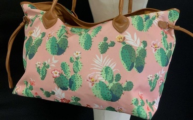 Domi Flowering Cactus Tote Bag