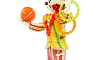 Dusty The Clown Murano Glass Figurine