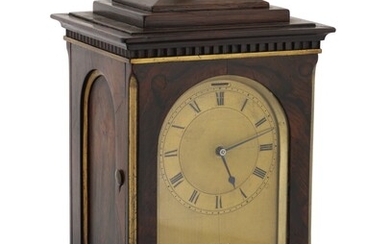 ENGLISH | AN INLAID ROSEWOOD MANTEL CHRONOMETER, LATE 18TH CENTURY AND LATER