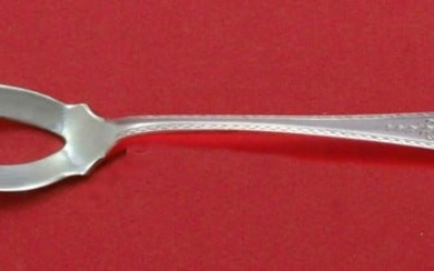 Early American Engraved by Lunt Sterling Silver Olive Spoon Ideal 5 3/4" Custom
