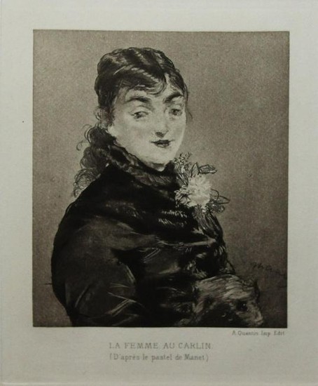 Edouard Manet - Mery Laurent (La Femme au Carlin)