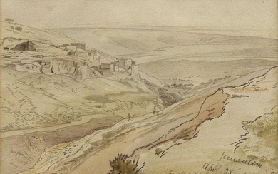 Edward Lear (British, 1812-1888) Jerusalem