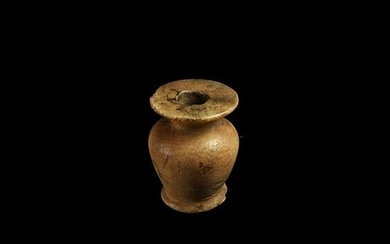 Egyptian Alabaster Kohl Jar