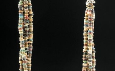 Egyptian Faience Beaded Four Strand Necklace