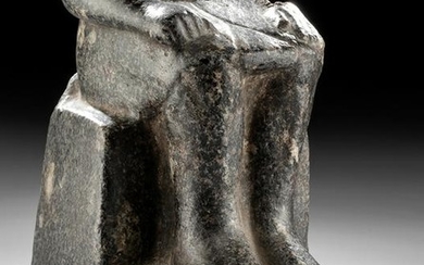 Egyptian New Kingdom Granite Lower Fragment of Figure