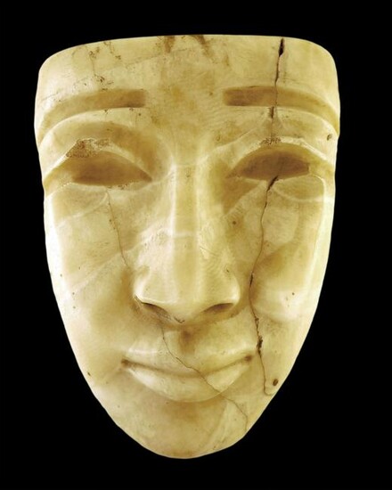 elevation Jep evaluerbare Egyptian alabaster mask in United States