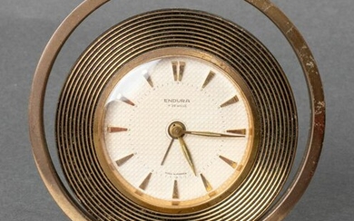 Endura France Mid-Century Modern Desk Clock