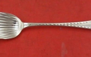 English Victorian Sterling Silver Ice Cream Spoon London 1844 shell bowl 5 1/2"