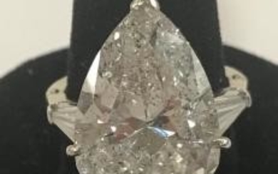 Estate 11 Carat Diamond Engagement Ring w GIA